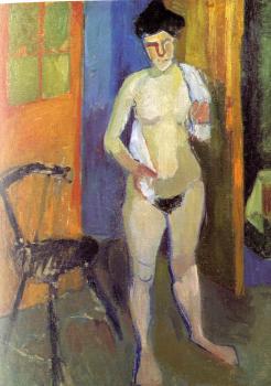 Henri Emile Benoit Matisse : nude with a white towel